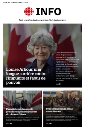 Cover of Radio-Canada Info