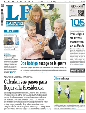 Cover of La Patria (Colombia)