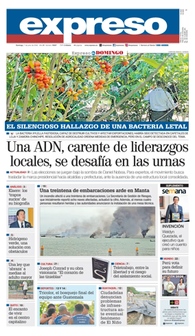 Cover of Diario Expreso