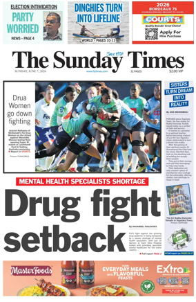 Cover of The Fiji Times