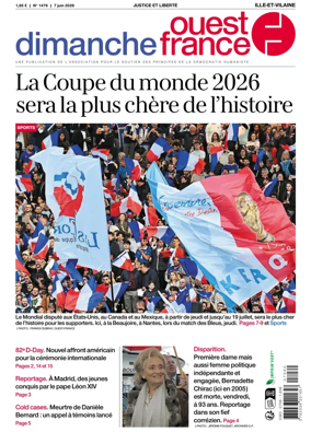 Cover of Dimanche Ouest France (Ille-et-Vilaine)