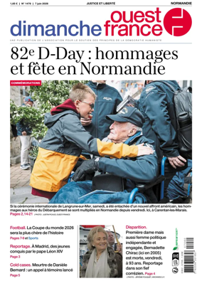 Cover of Dimanche Ouest France (Normandie)