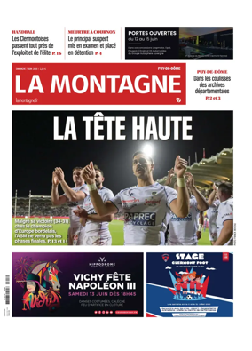 Cover of La Montagne (Clermont-Metropole)