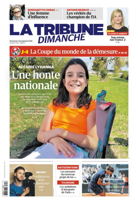 Cover of La Tribune Dimanche (France)