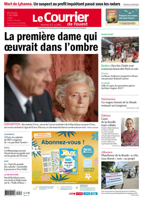 Cover of Le Courrier de l’Ouest (Saumur)
