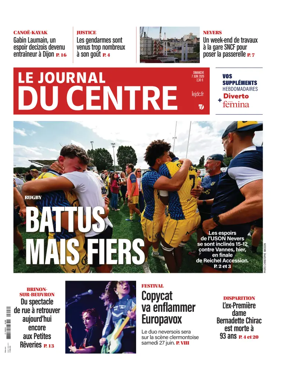 Cover of Le Journal du Centre