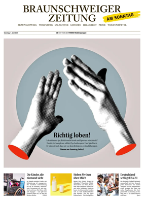 Cover of Braunschweiger Zeitung am Sonntag