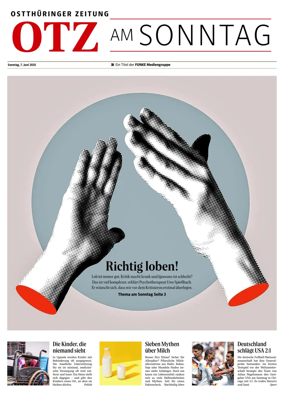 Cover of Ostthuringer Zeitung (OTZ am Sonntag)