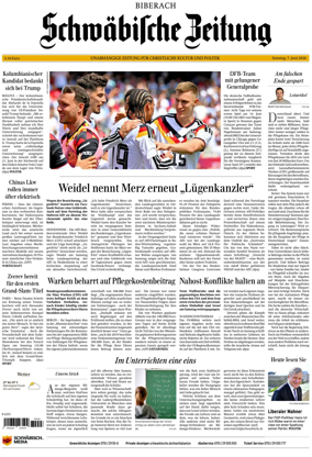 Cover of Schwabische Zeitung (Biberach)