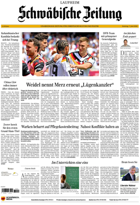 Cover of Schwabische Zeitung (Laupheim)