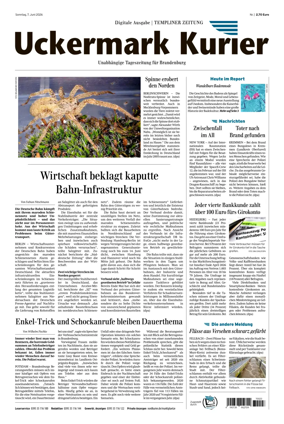 Cover of Templiner Zeitung