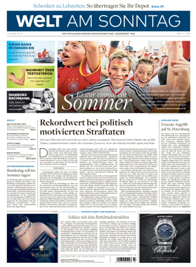Cover of Welt am Sonntag