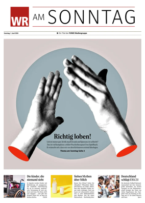 Cover of Westfalische Rundschau (WR am Sonntag)