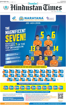 Cover of Hindustan Times (East UP)