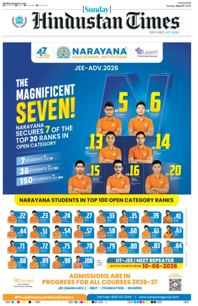 Cover of Hindustan Times (Patna)