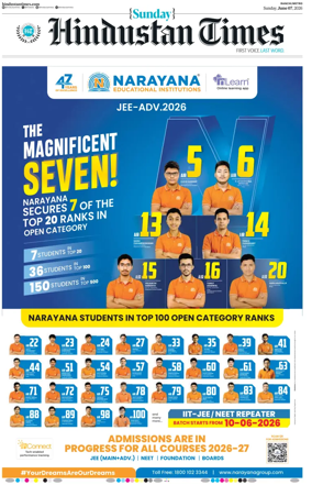 Cover of Hindustan Times (Ranchi)