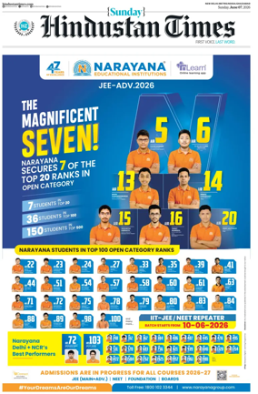 Cover of Hindustan Times ST (Noida)
