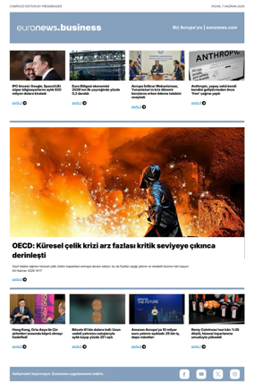 Cover of Euronews Business (Turkish) Compiled Editions