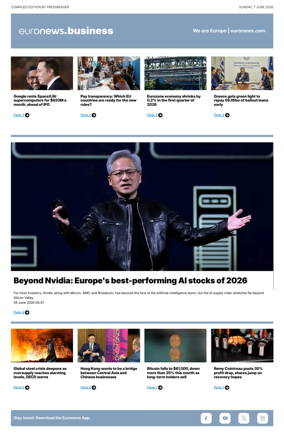 Cover of Euronews Business