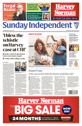 Cover of Sunday Independent (Ireland)
