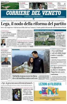 Cover of Corriere del Veneto (Vicenza e Bassano)