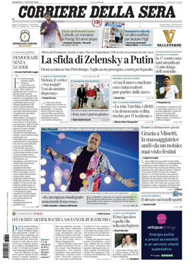 Cover of Corriere della Sera