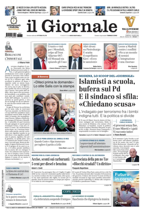 Cover of Il Giornale (Italy)