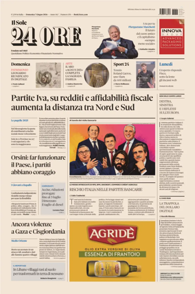 Cover of Il Sole 24 Ore