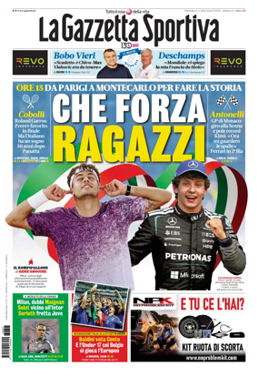 Cover of La Gazzetta dello Sport - Roma