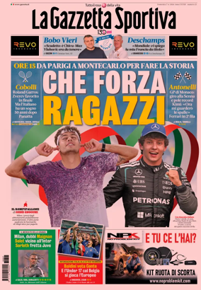 Cover of La Gazzetta dello Sport