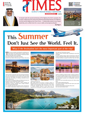 Cover of The Times Kuwait