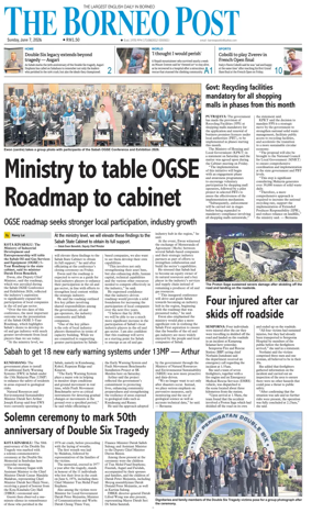 Cover of The Borneo Post (Sabah)