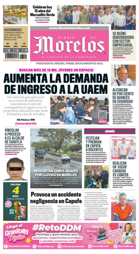 Cover of Diario de Morelos