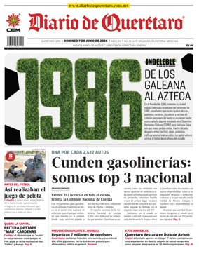 Cover of Diario de Queretaro