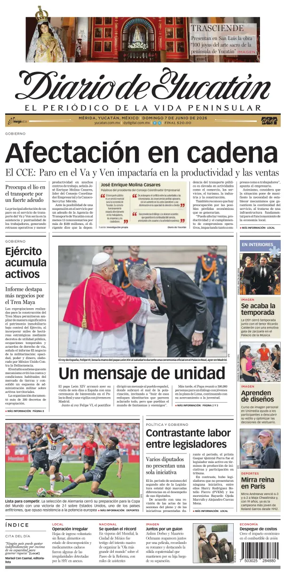 Cover of Diario de Yucatan