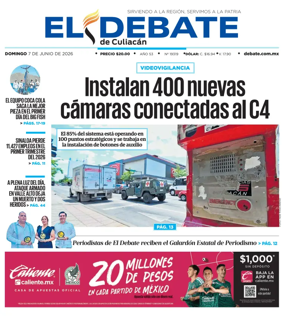 Cover of El Debate de Culiacan