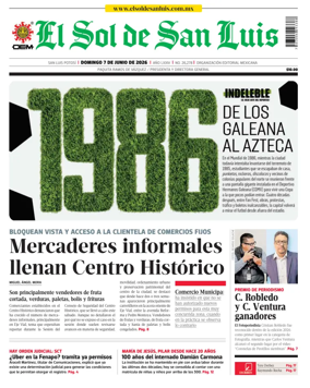 Cover of El Sol de San Luis Potosi