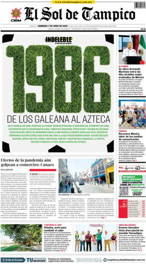Cover of El Sol de Tampico