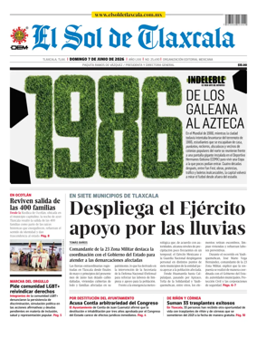 Cover of El Sol de Tlaxcala