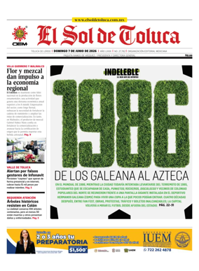 Cover of El Sol de Toluca