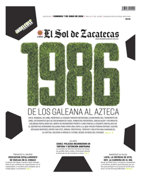 Cover of El Sol de Zacatecas