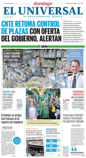 Cover of El Universal