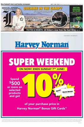 Cover of Herald on Sunday