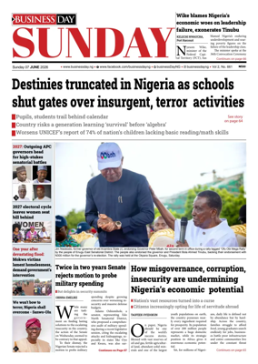 Cover of Business Day (Nigeria)