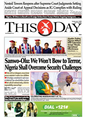 Cover of THISDAY