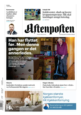 Cover of Aftenposten
