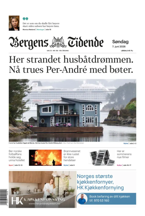 Cover of Bergens Tidende