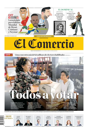 Cover of Diario El Comercio