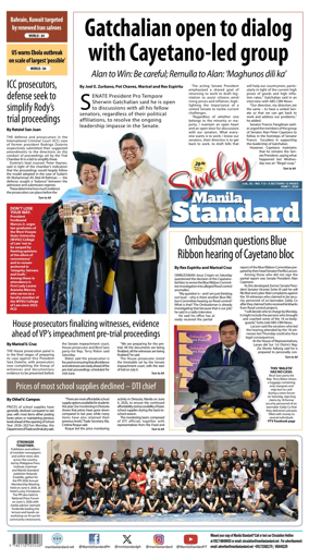 Cover of Manila Standard