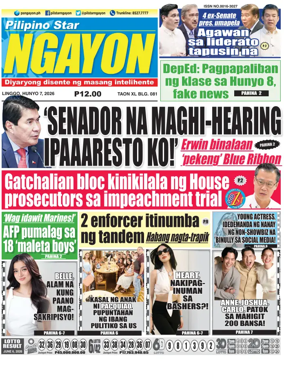 Cover of Pilipino Star Ngayon